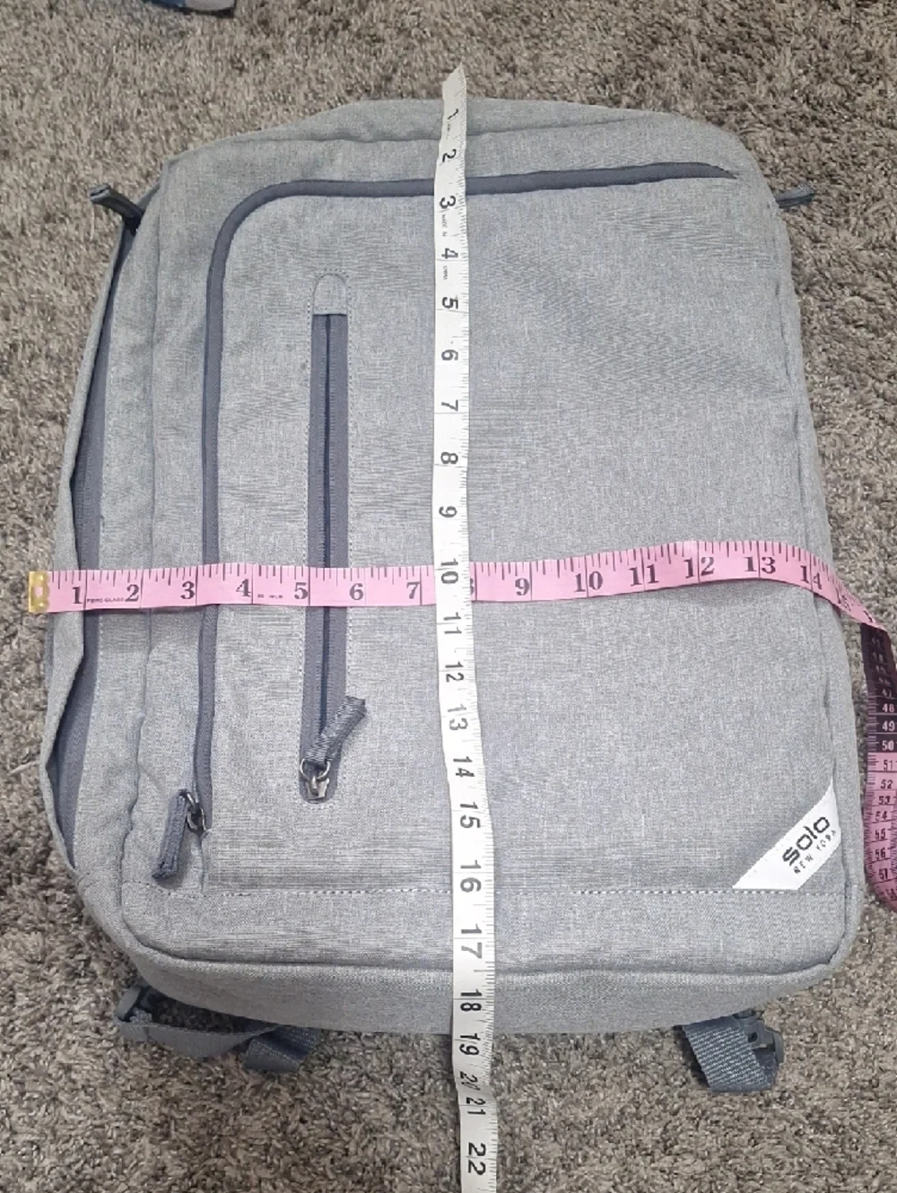 Solo New York Re:Utilize Hybrid Backpack Briefcase - Gray
